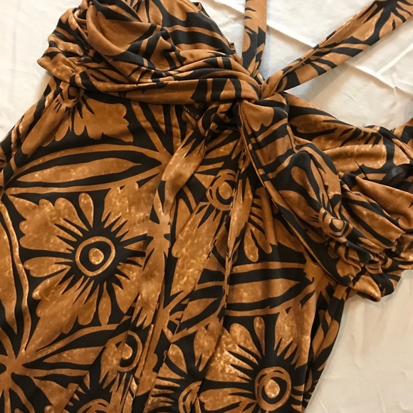 Sz 4 DVF Silk & Stretchy Dress - Picture 2 of 13